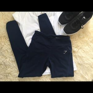 Gym shark leggings. Full length & high waist